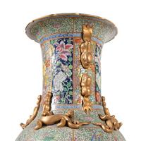 A Pair of Japanese Porcelain Floor Vases