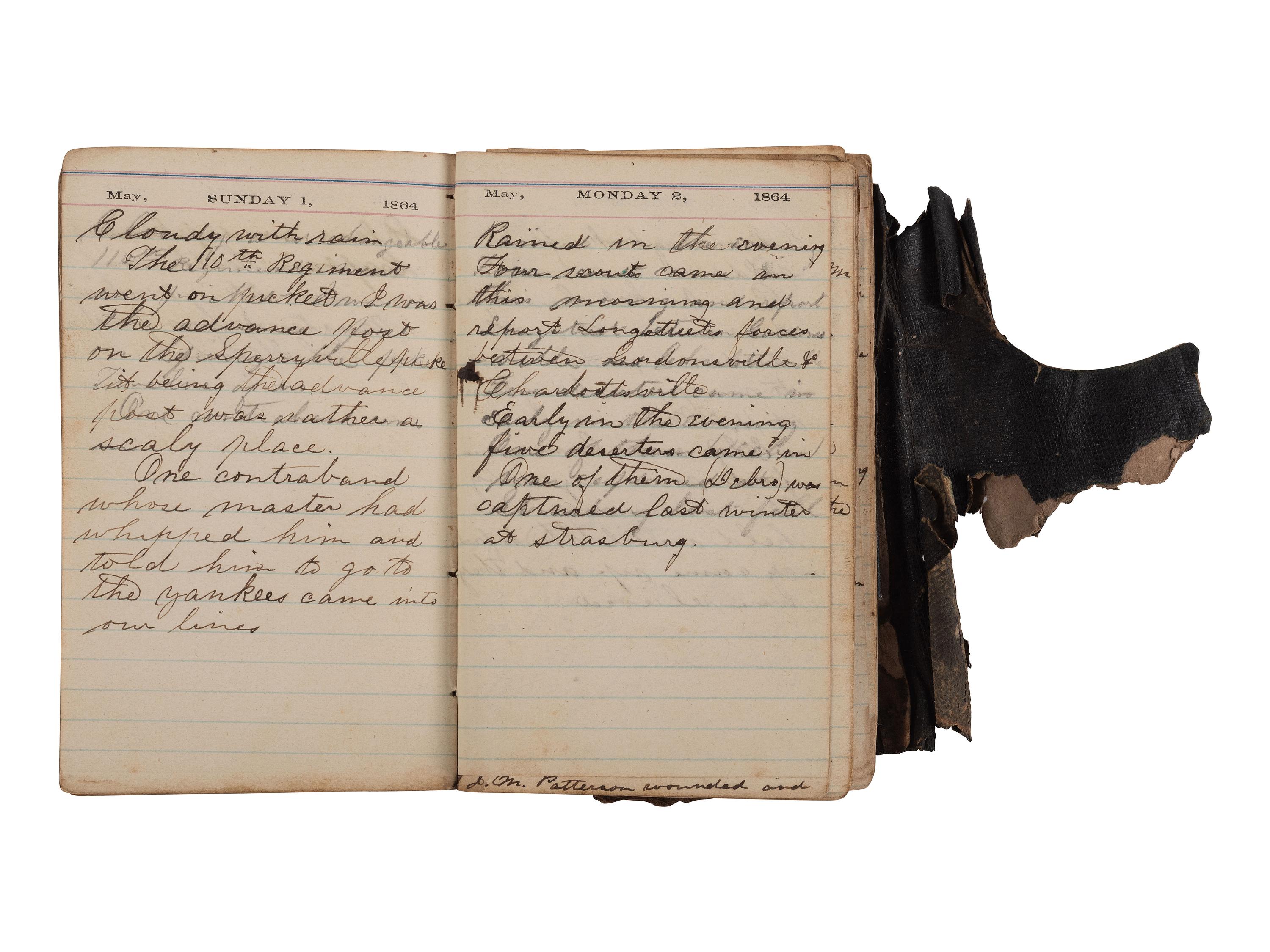 [CIVIL WAR]. War-date diaries, photography, and other ephemera associated with Sergeant Joseph H. Grant, Co. A, 110th Ohio Volunteer Infantry.