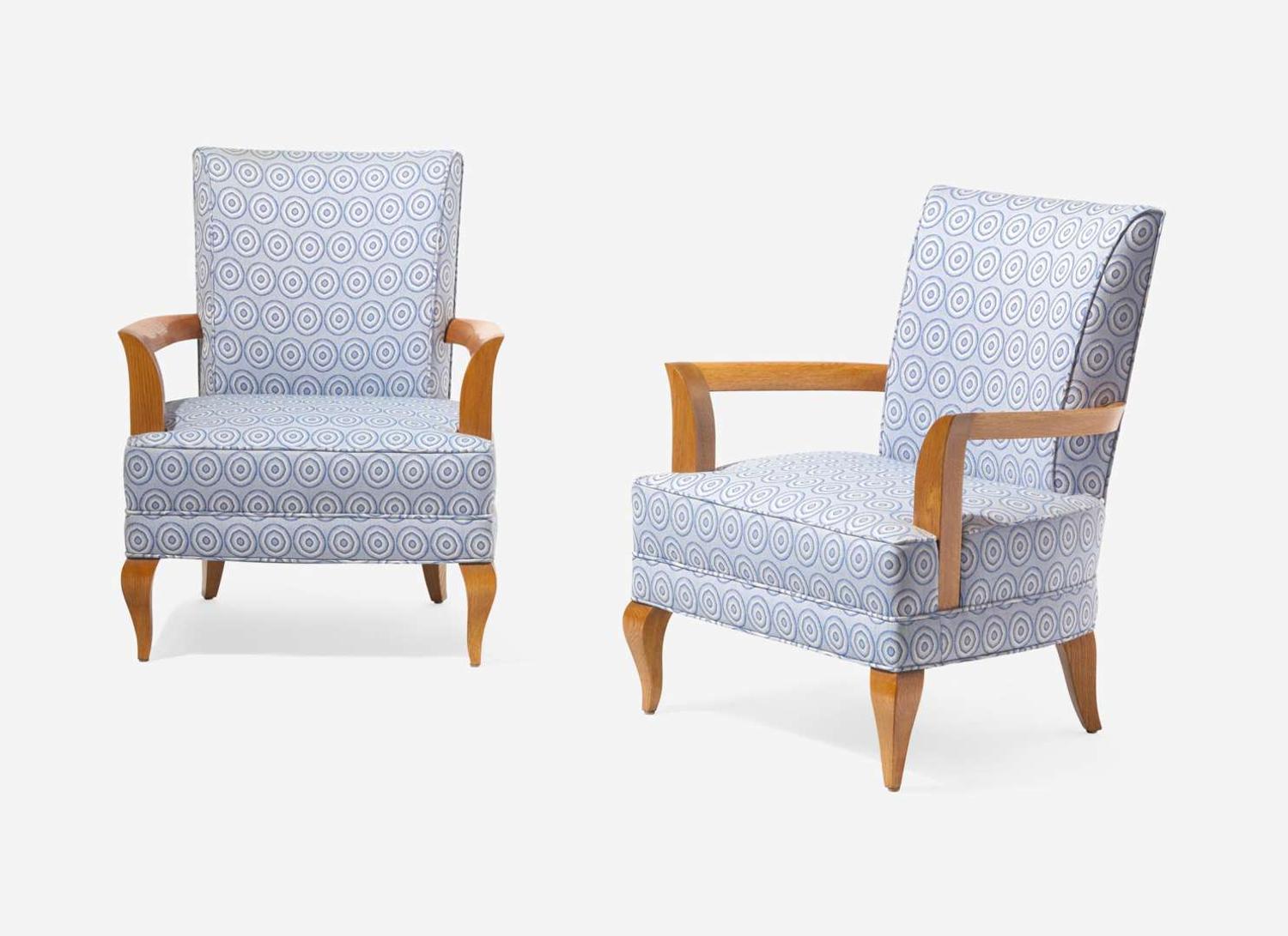 Jean Pascaud, Pair of Armchairs