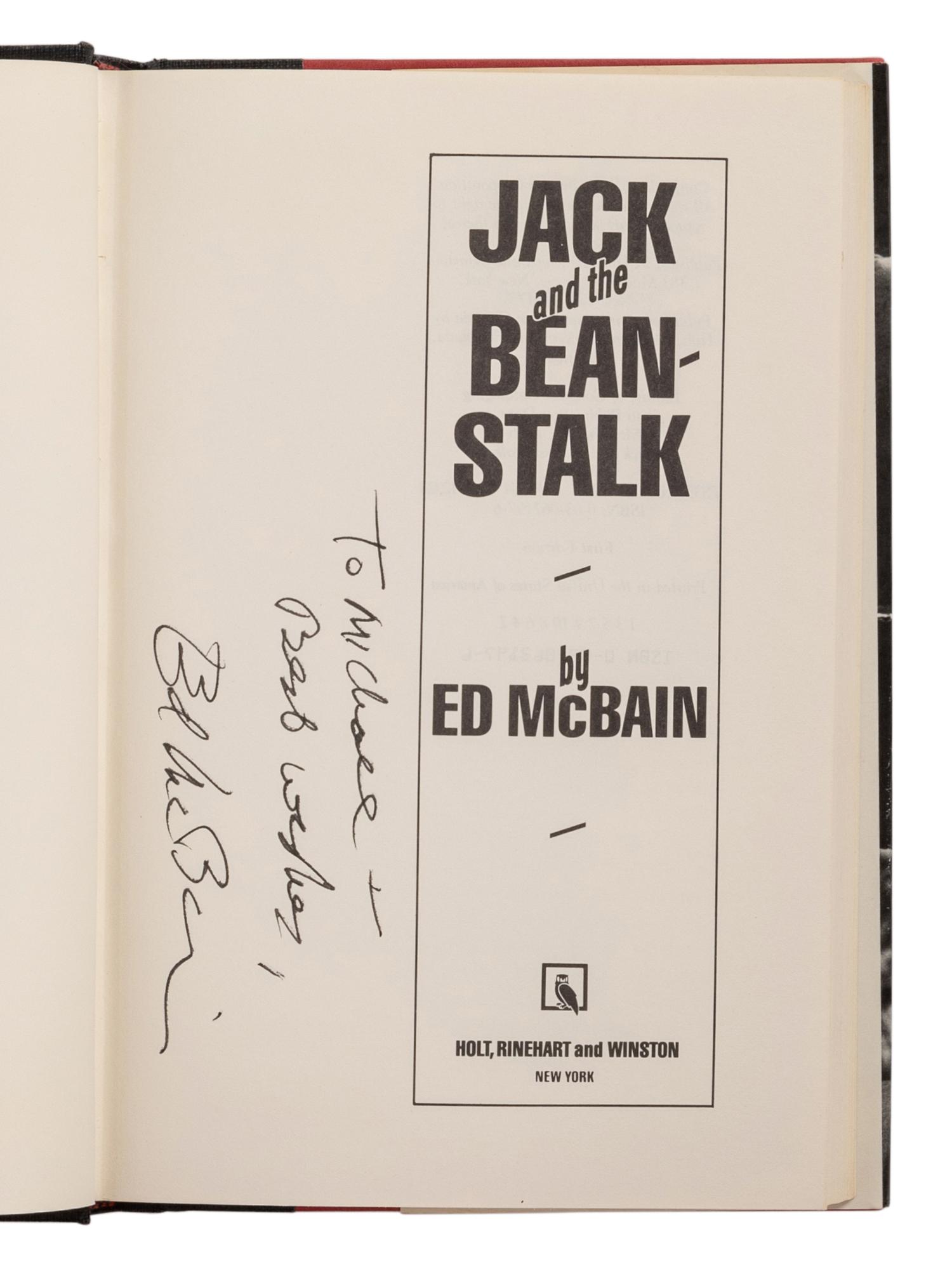 HUNTER, Evan (“Ed McBain”) (1926-2005). A group of 16 works by Hunter, MOST FIRST EDITIONS, MANY SIGNED OR INSCRIBED, comprising: