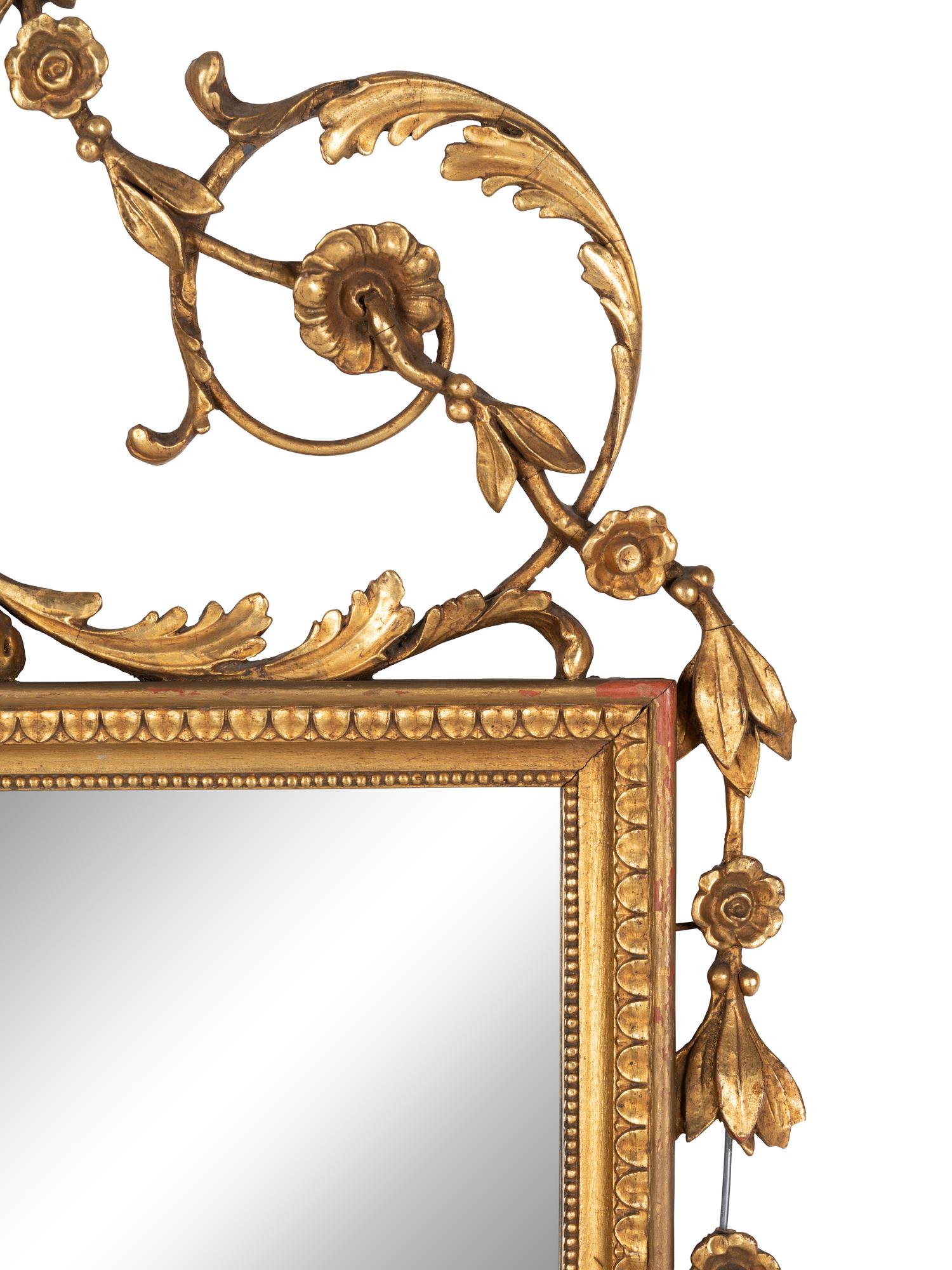 A George III Style Giltwood Mirror