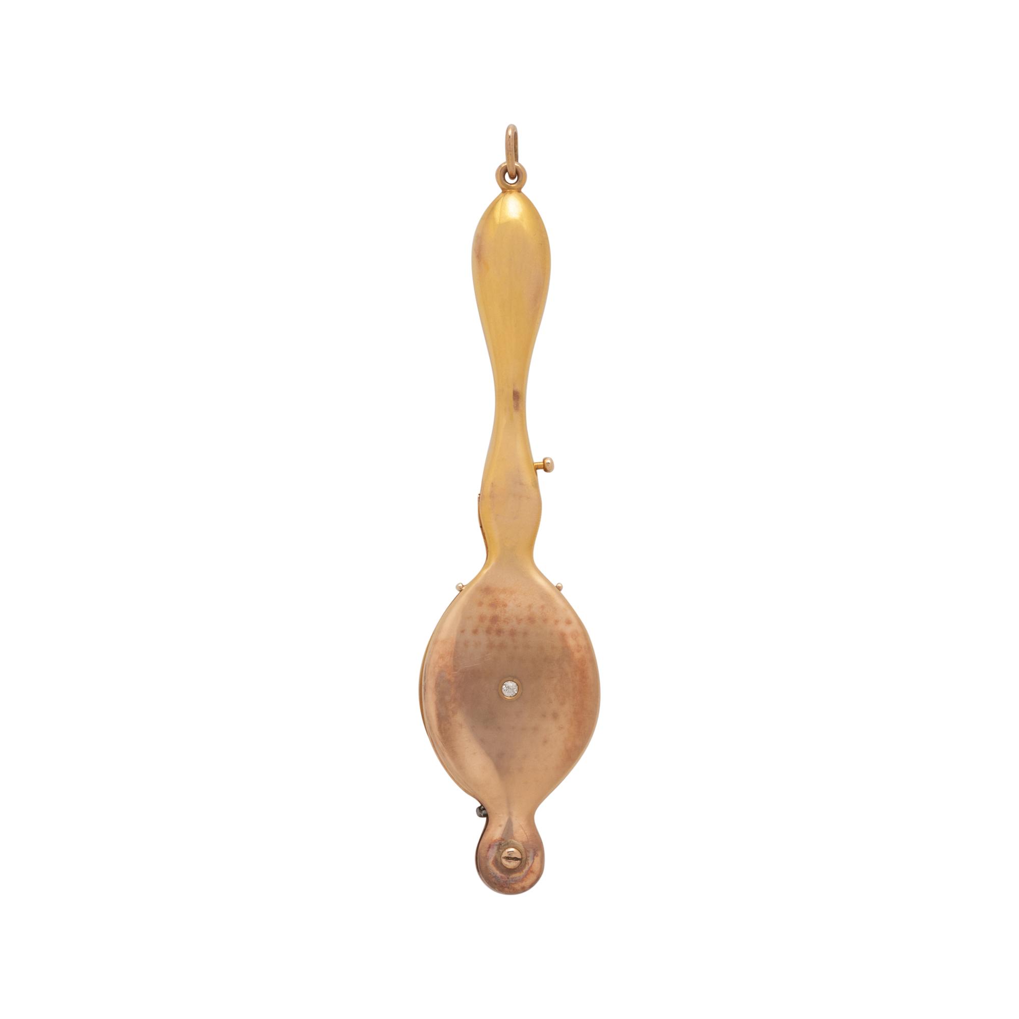 YELLOW GOLD LORGNETTE