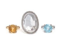 TOUS, COLLECTION OF GEMSTONE AND DIAMOND RINGS