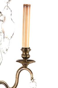 A Pair of French Gilt Bronze Five-Light Sconces