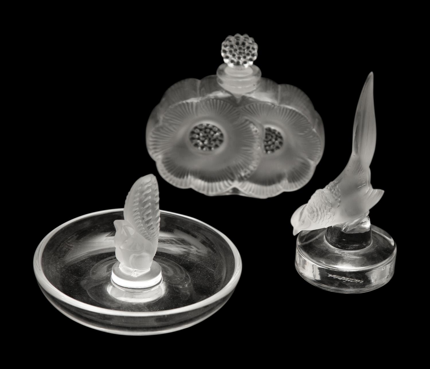 A Group of Lalique Dresser Articles