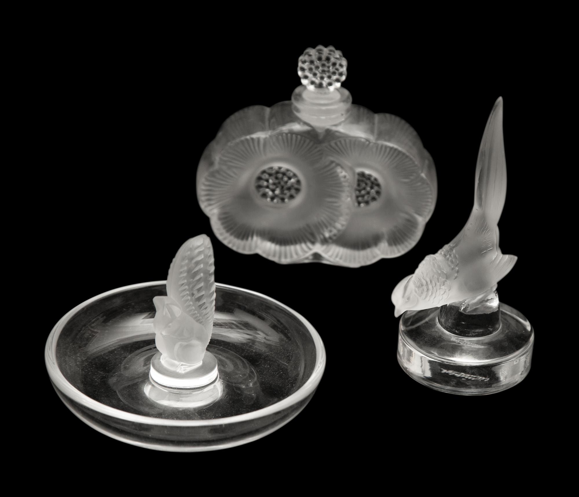 A Group of Lalique Dresser Articles