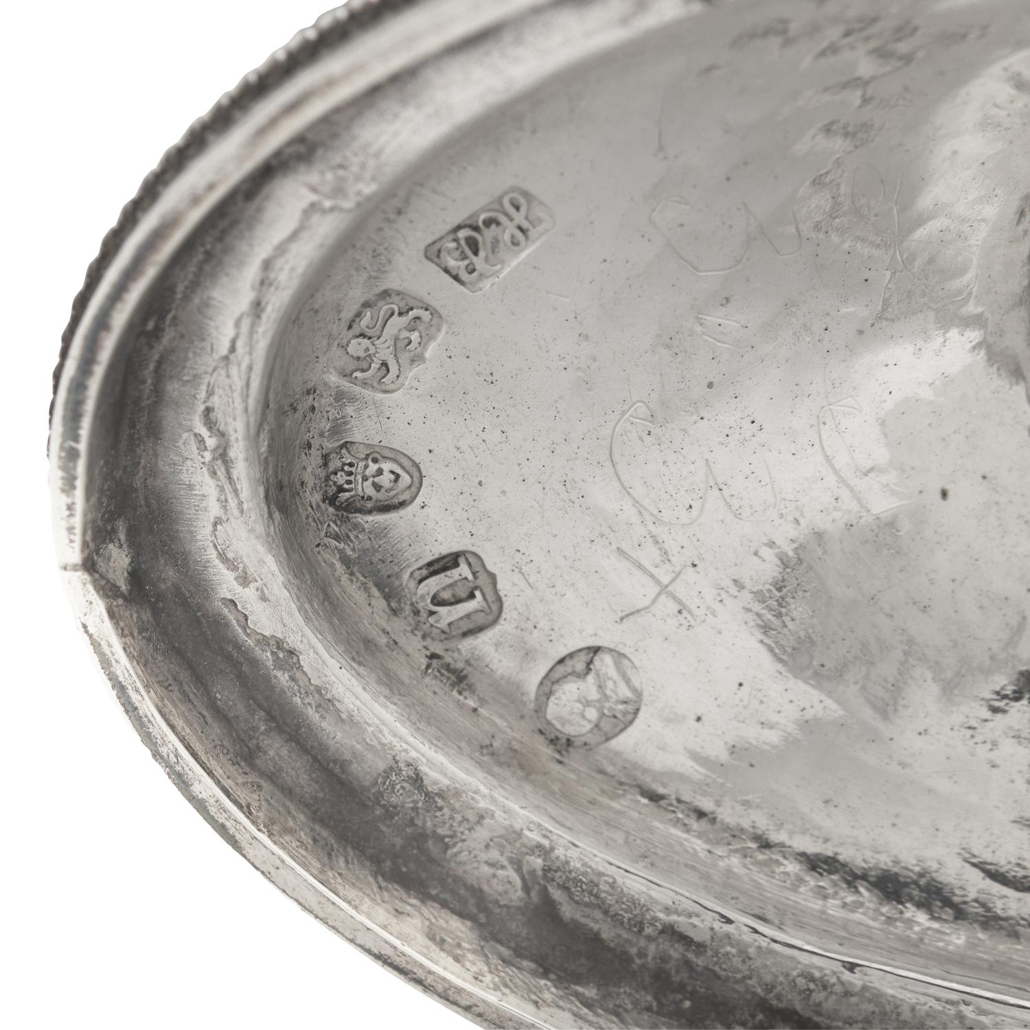 A George III Engraved and Pierced Silver Sugar Basket