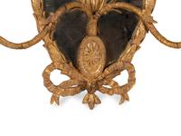 A Pair of George III Giltwood Girandole Mirrors