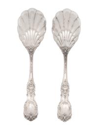 A Pair of Reed & Barton Francis I Silver Sugar Spoons