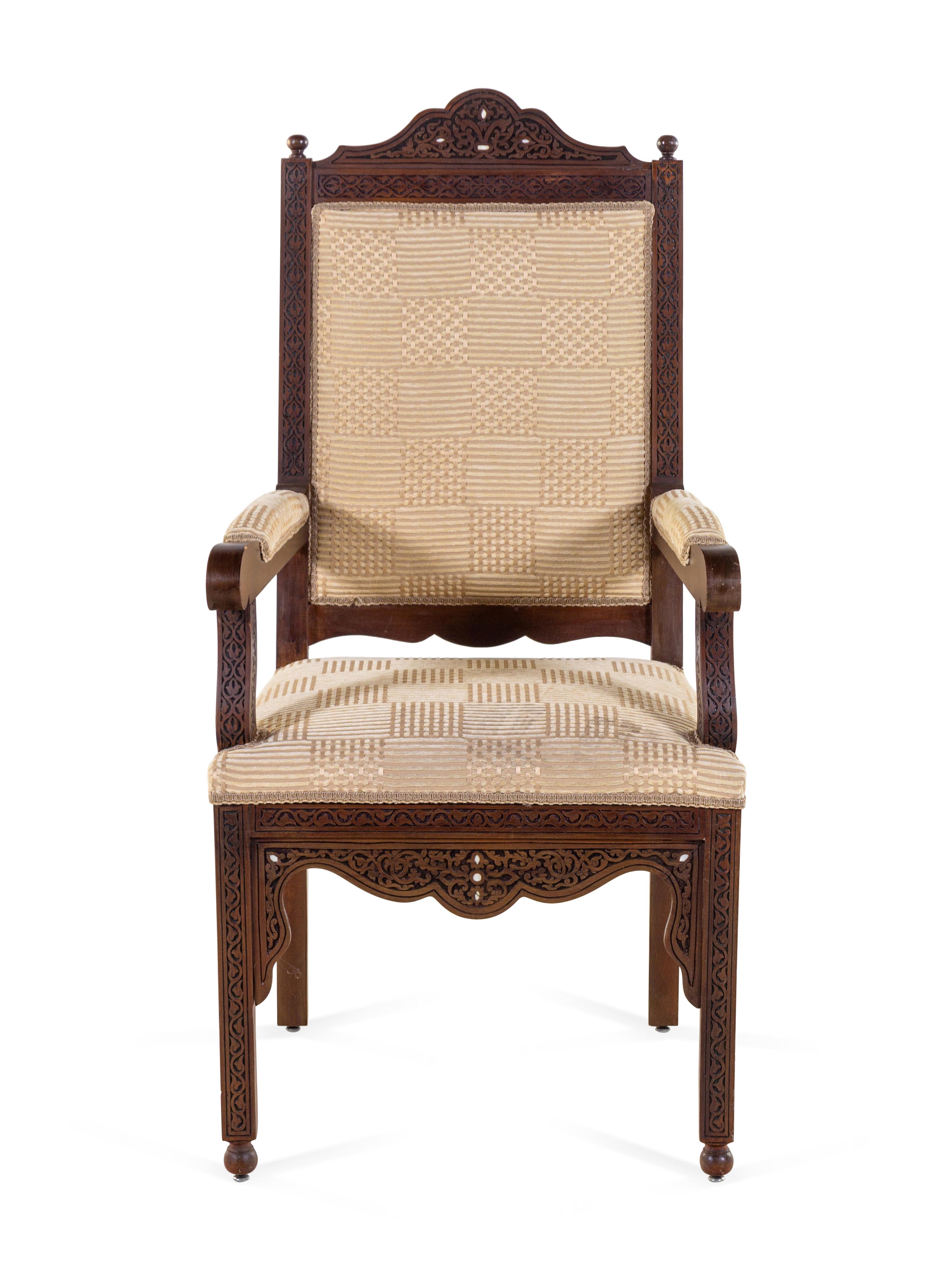 A Syrian Walnut Armchair