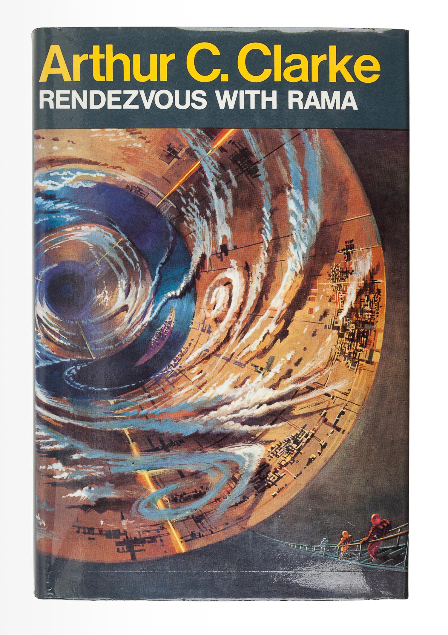 CLARKE, Arthur C. (1917-2008). Rendezvous with Rama . London: Victor Gollancz Ltd., 1973.