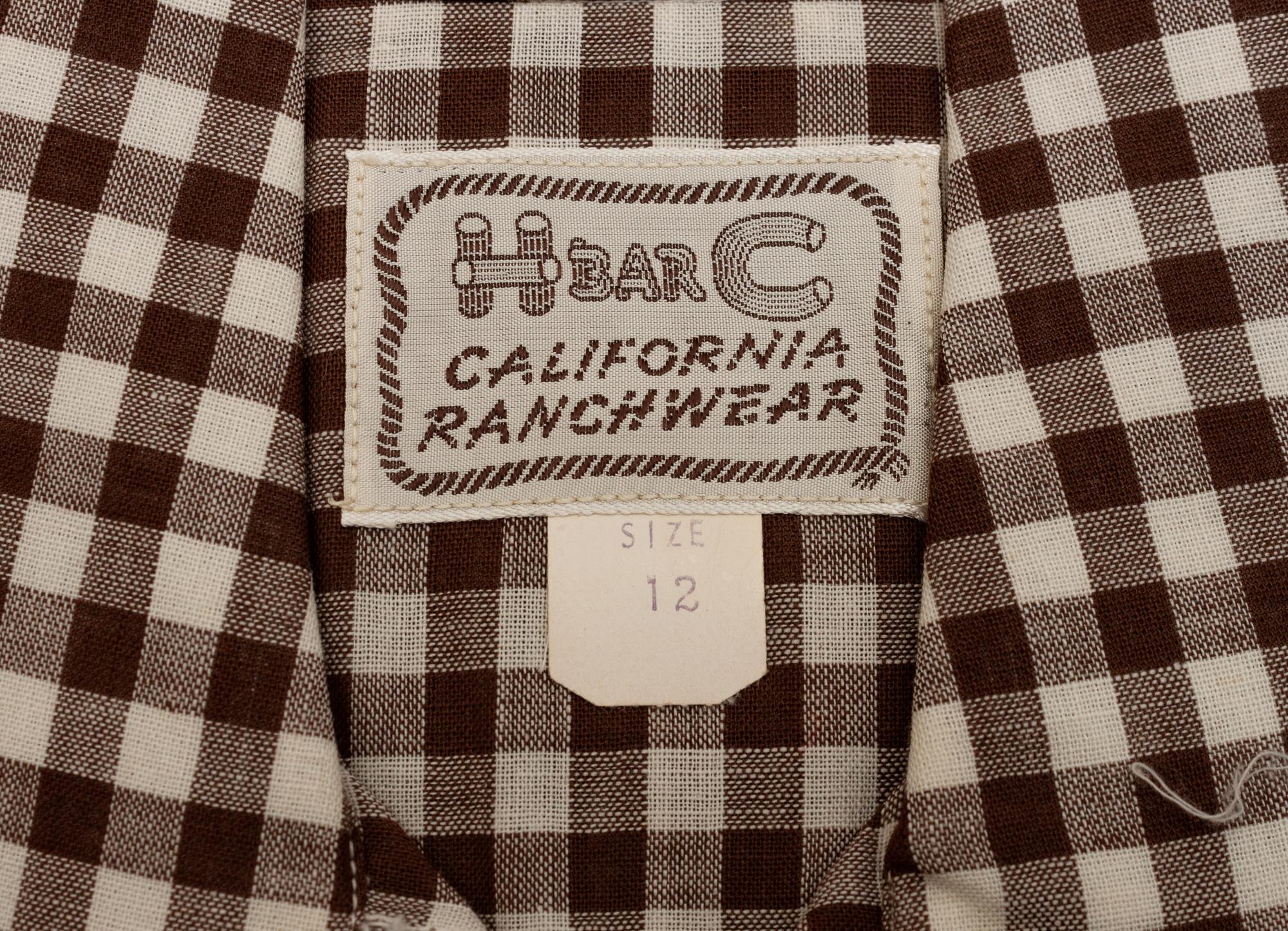 Four H Bar C Ranchwear Children's Shirts, each size 12