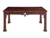 A Chinese Chippendale Style Mahogany Table