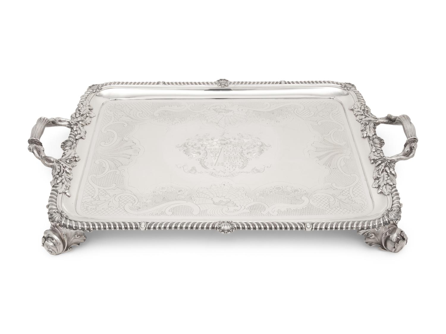 A George IV Silver Serving Tray