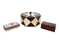 A Group of Three Trinket Boxes