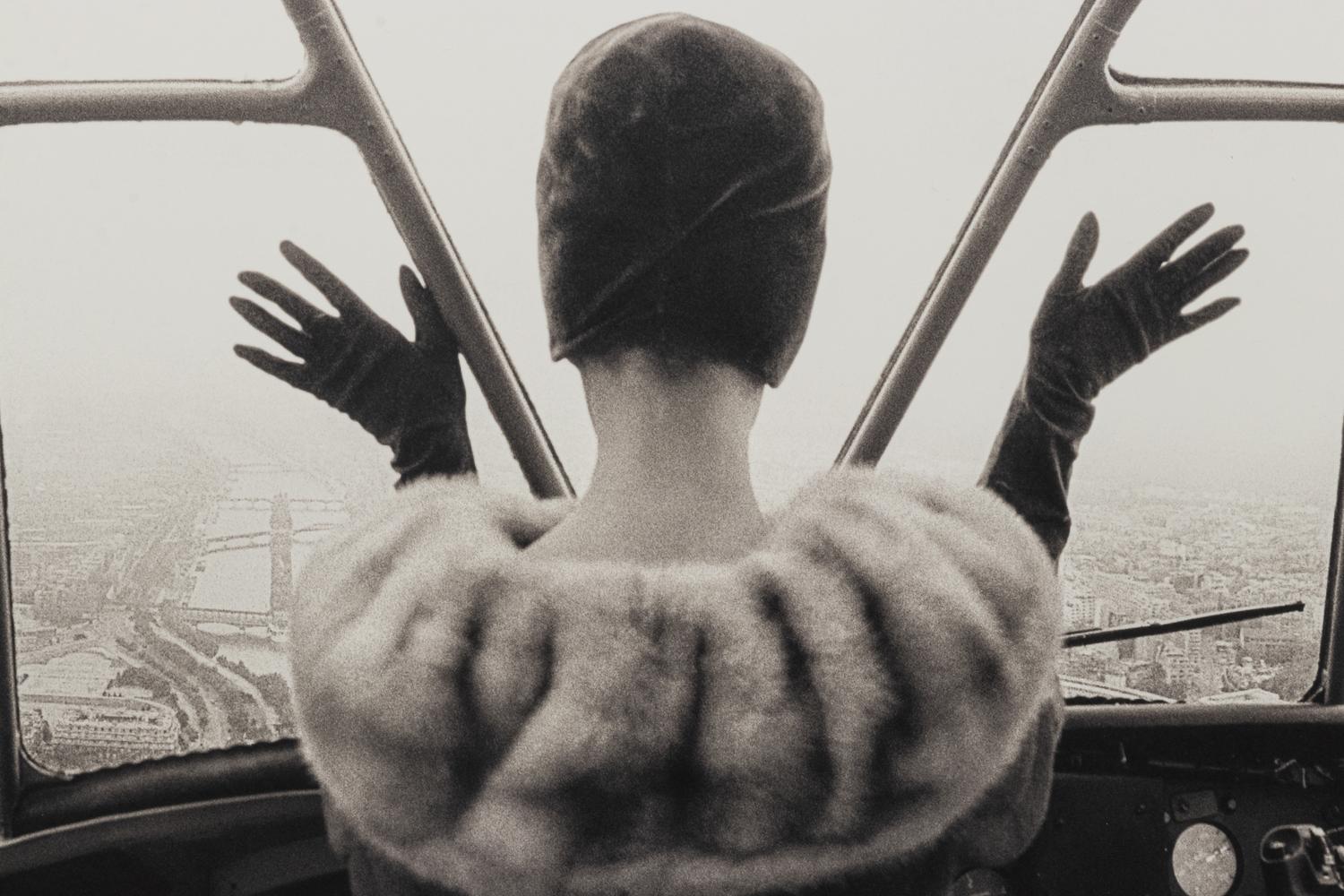 Norman Parkinson (1913-1990) Cardin Hat Over Paris, 1950