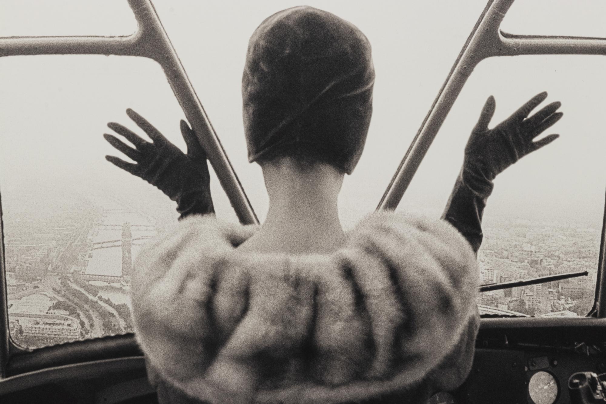 Norman Parkinson (1913-1990) Cardin Hat Over Paris, 1950