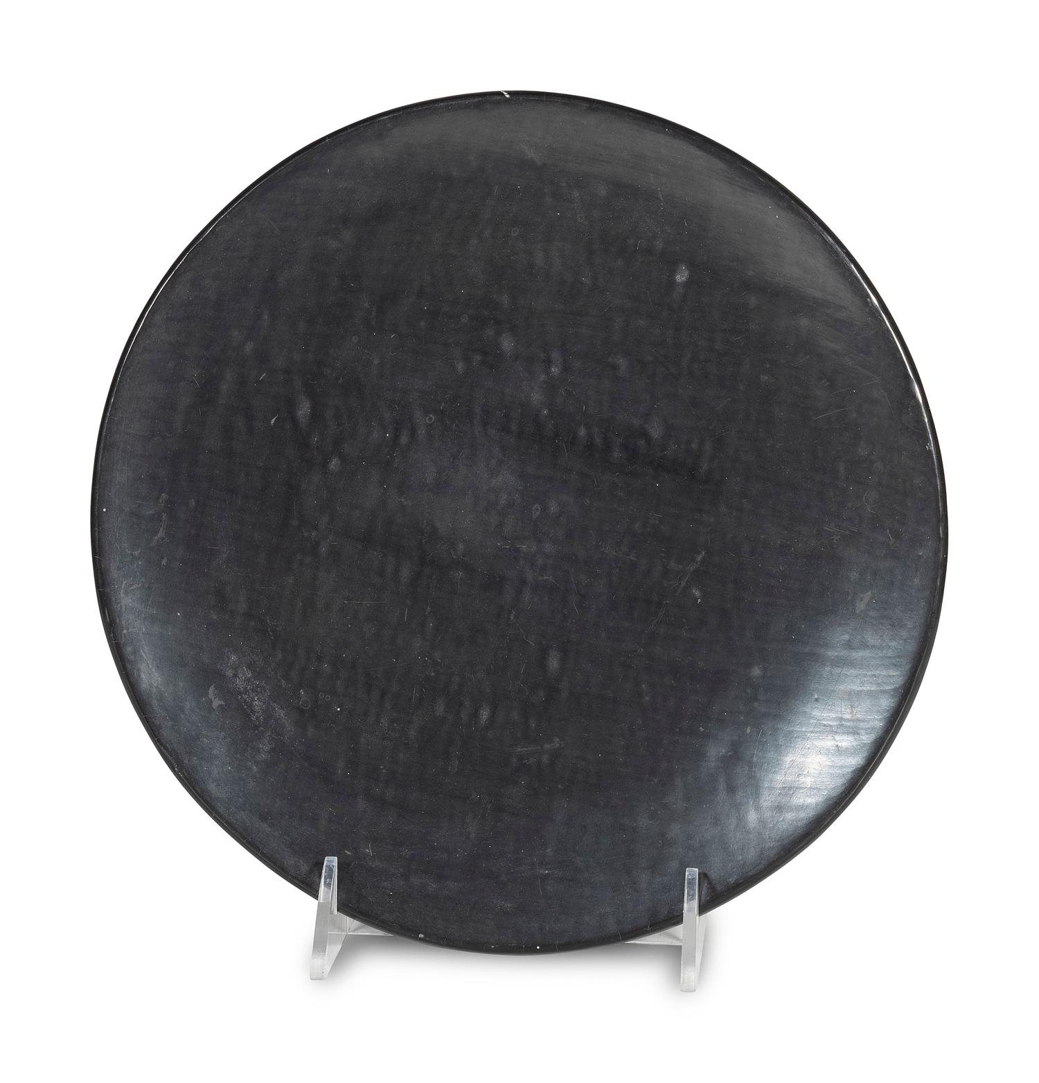 Blackware Pottery Charger
