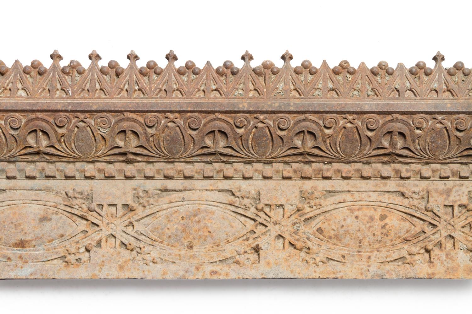 A Louis Sullivan Wrought Iron Frieze from the Gage Building Length 135 x height 8 3/4 inches. — CIRCA 1899