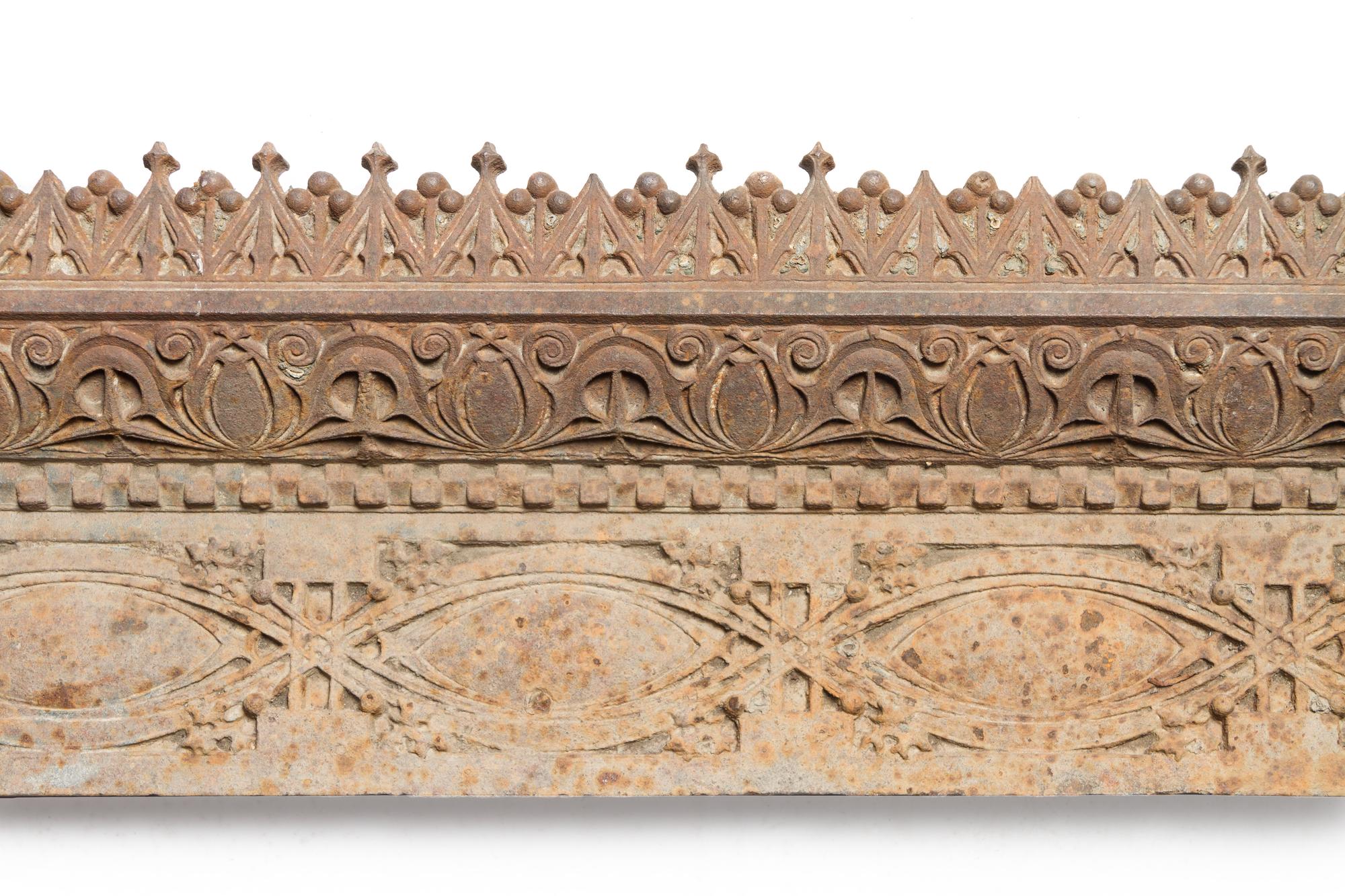 A Louis Sullivan Wrought Iron Frieze from the Gage Building Length 135 x height 8 3/4 inches. — CIRCA 1899