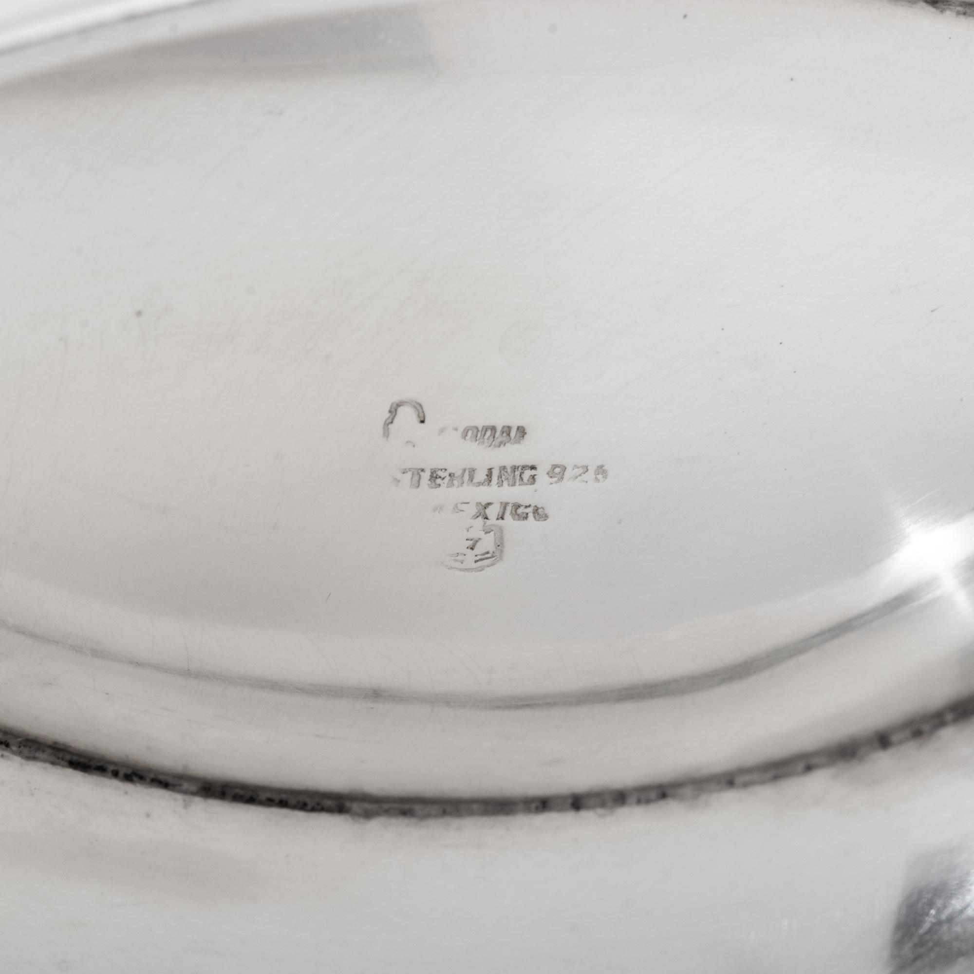 Two Mexican Silver Table Articles