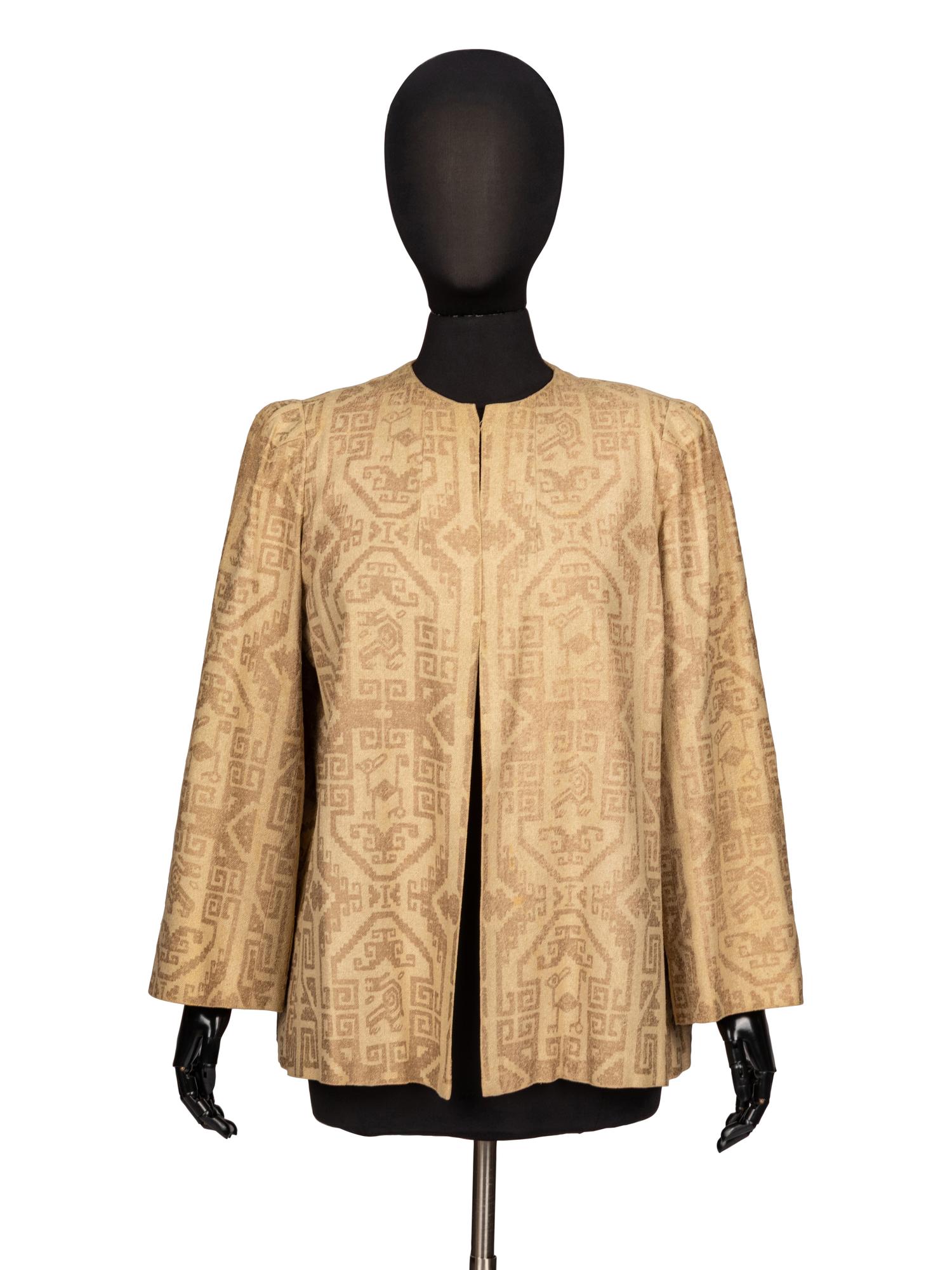 Mariano Fortuny, Stenciled Jacket, c. Late 1930's