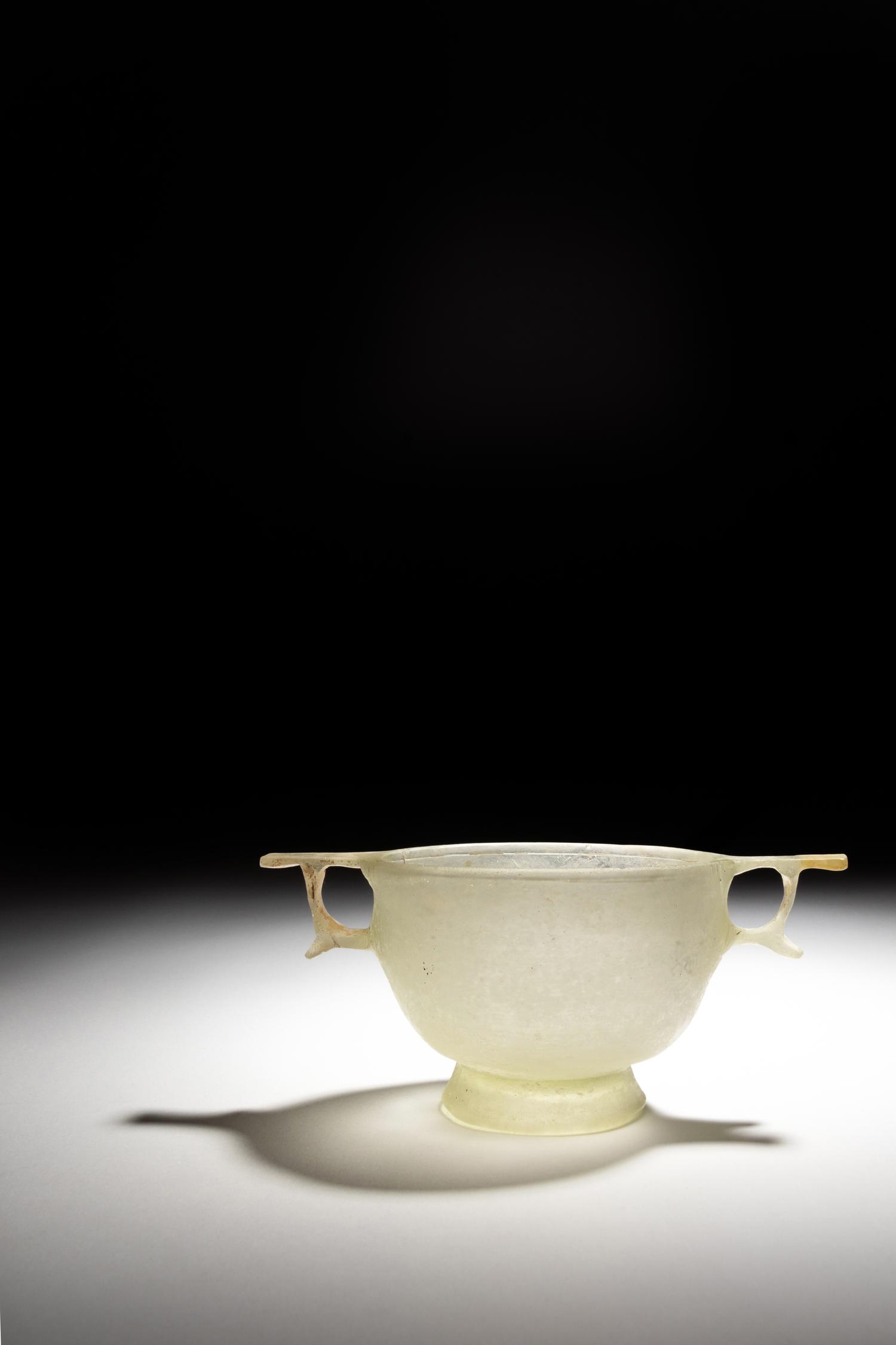 A Hellenistic Cut Glass Skyphos