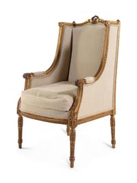 A Continental Giltwood Armchair
