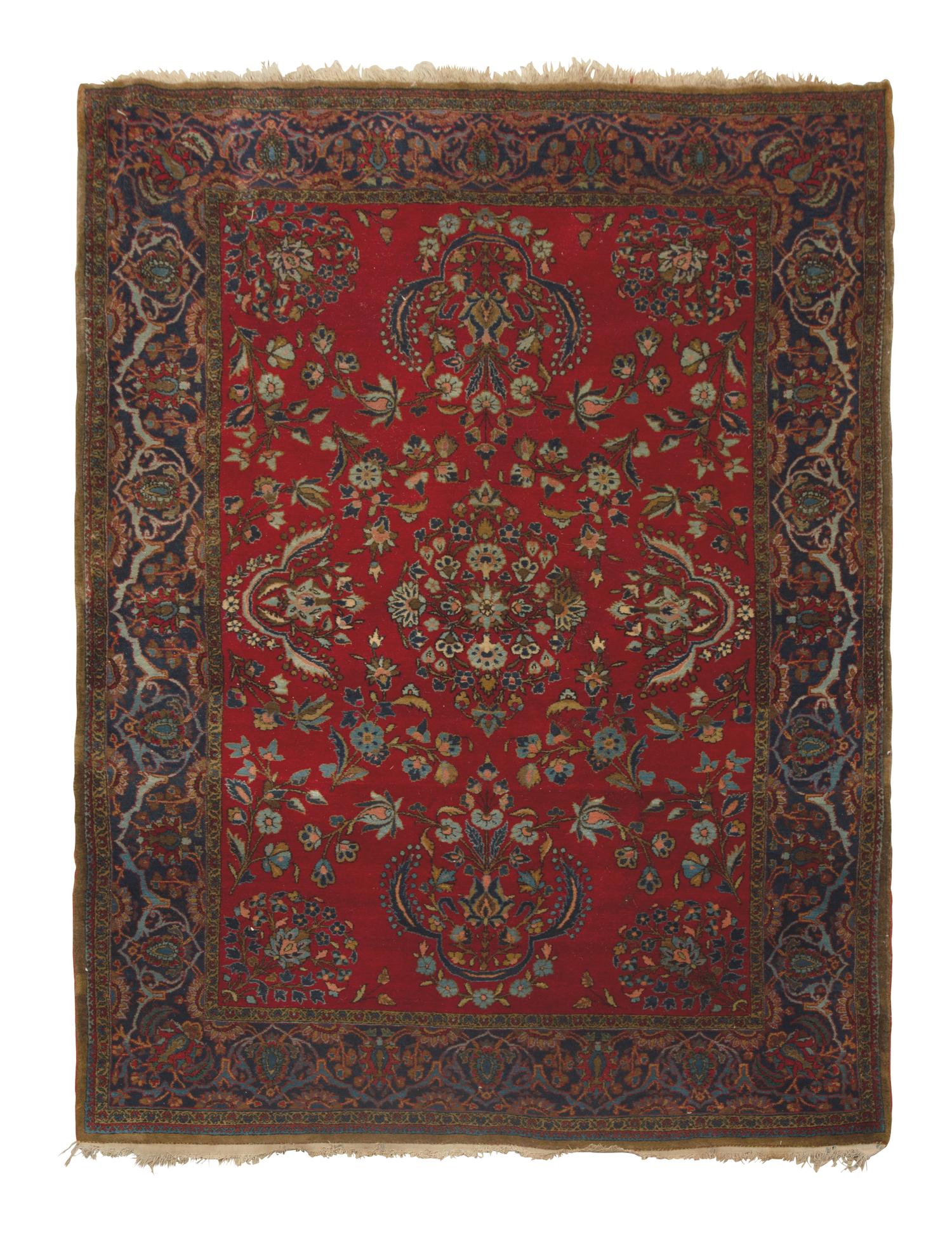 A Sarouk Wool Rug