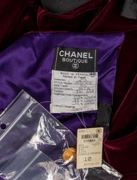 Chanel Velvet Evening Gown, 1980-90s