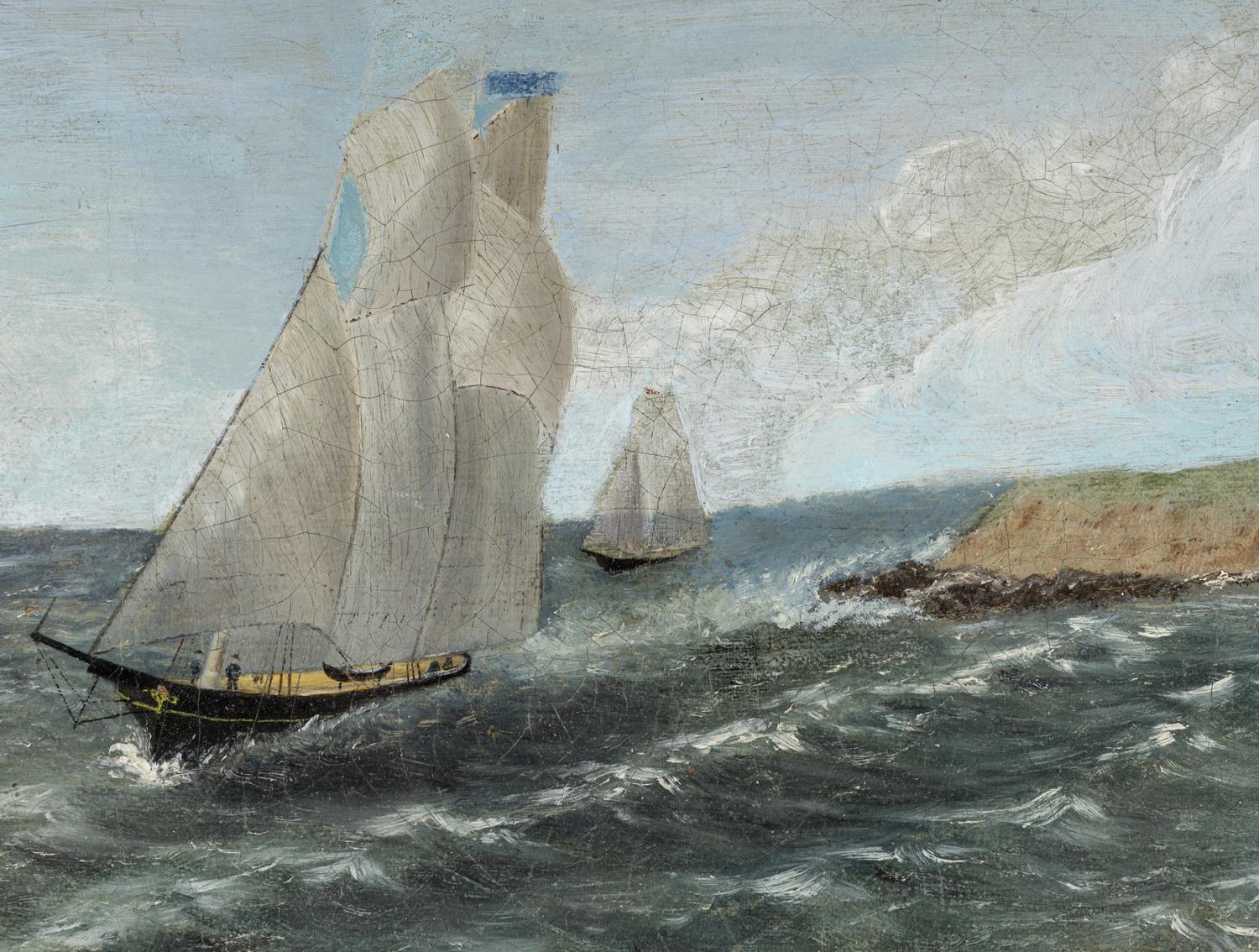 Two Sloops Along the Coast