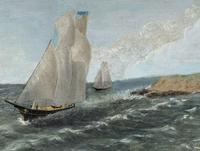 Two Sloops Along the Coast