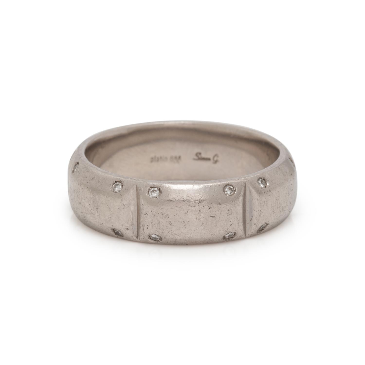 PLATINUM AND DIAMOND BAND