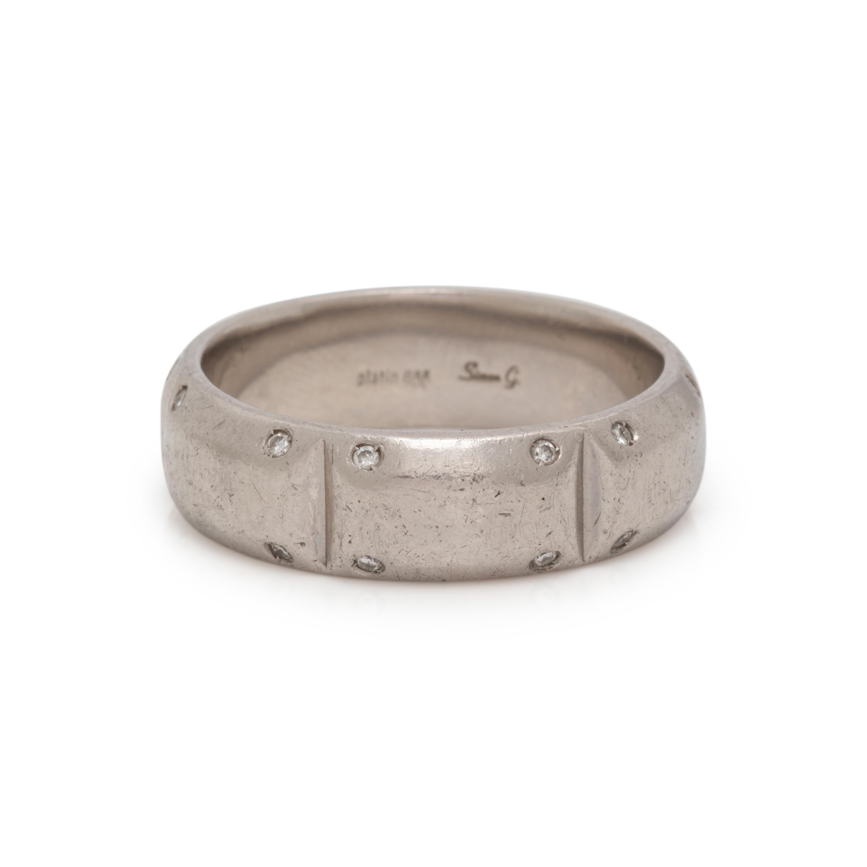 PLATINUM AND DIAMOND BAND