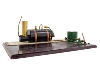 A Worthington Painted Metal Stoker's Engine Scale Model