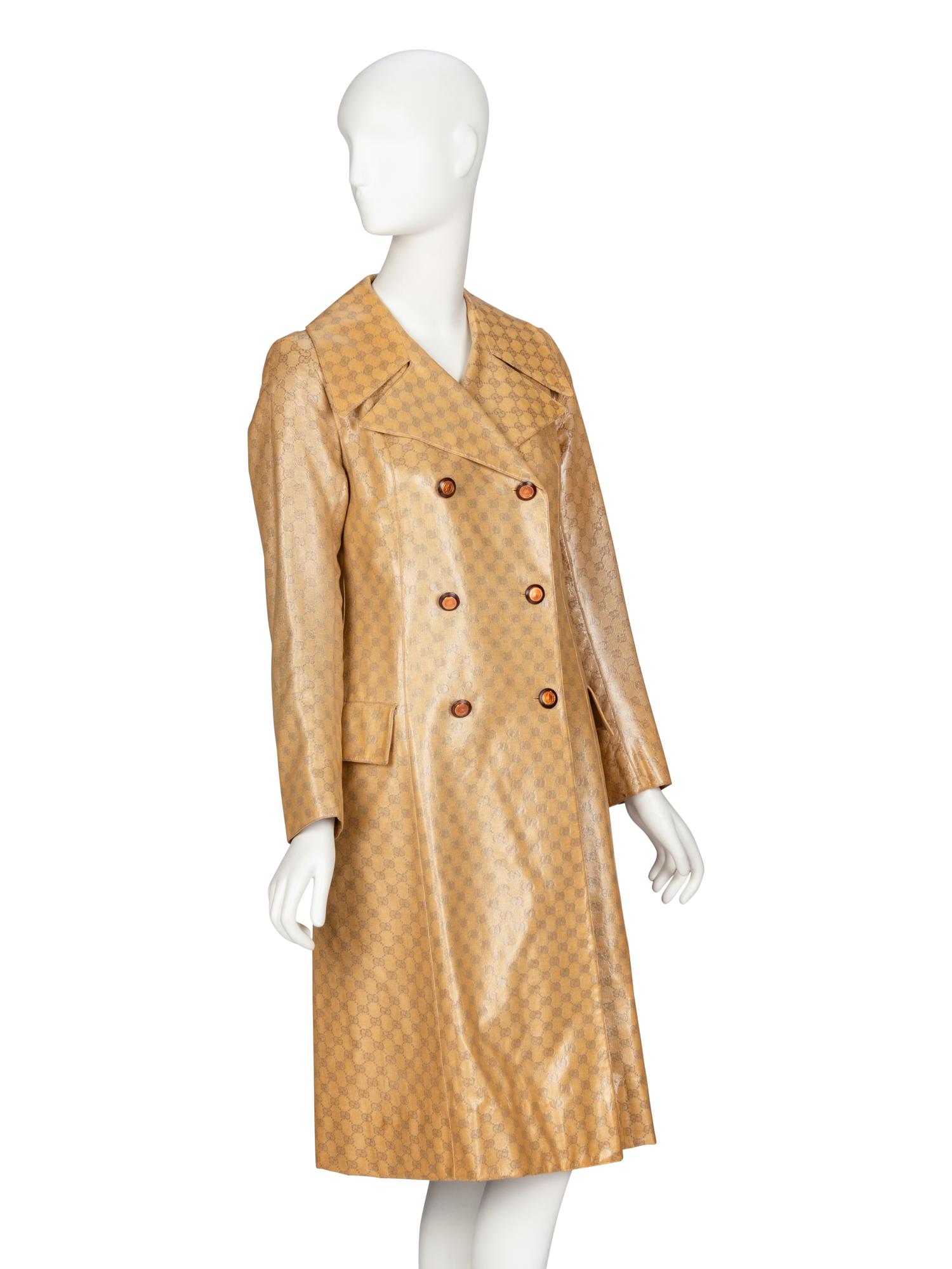 Gucci, Monogram Raincoat, 1970's