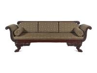 A Classical Carved Mahogany Sofa