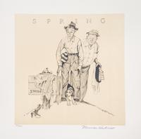 (CARICATURE) ROCKWELL, NORMAN. Four Seasons. New York, 1974. Limited edition, signed.