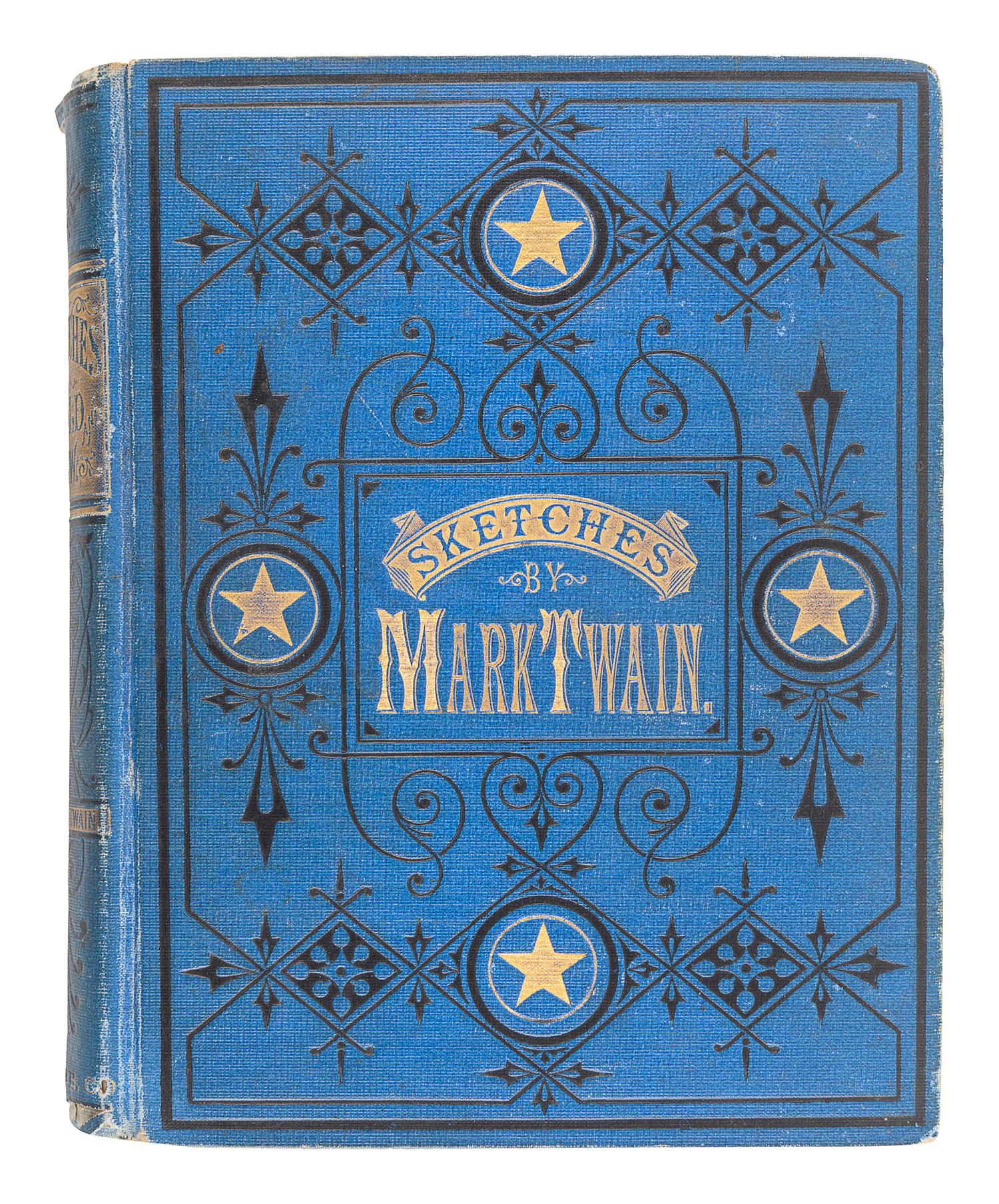 CLEMENS, Samuel ("Mark Twain") (1835-1910). Mark Twain's Sketches, New and Old. Hartford and Chicago: The American Publishing Company, 1875.