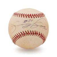 A Group of Four Chicago Cubs Signed Baseballs Including Ernie Banks, Fergie Jenkins, Sammy Sosa and Billy Williams