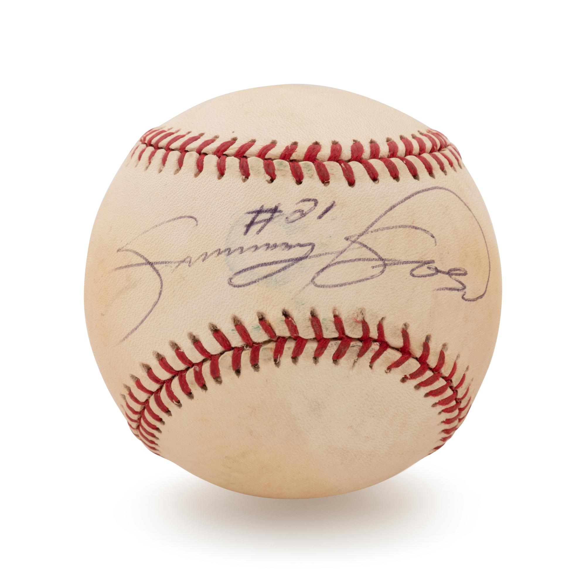 A Group of Four Chicago Cubs Signed Baseballs Including Ernie Banks, Fergie Jenkins, Sammy Sosa and Billy Williams