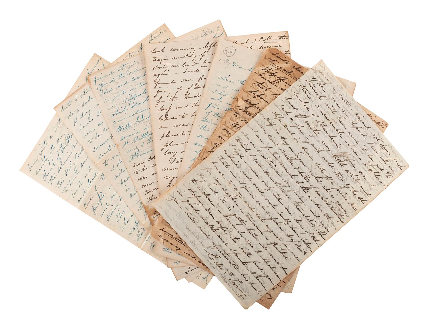 [MANUSCRIPTS]. An 1867 European travel archive from Edward P. Torrey.