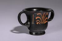 An Apulian Miniature Xenon-Ware Kantharos