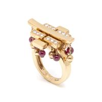 CARTIER, RUBY AND DIAMOND 'LE BAISER DU DRAGON' RING
