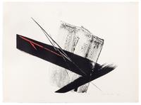 A group of three prints ( Encounter A, For Thee L, and Release A )