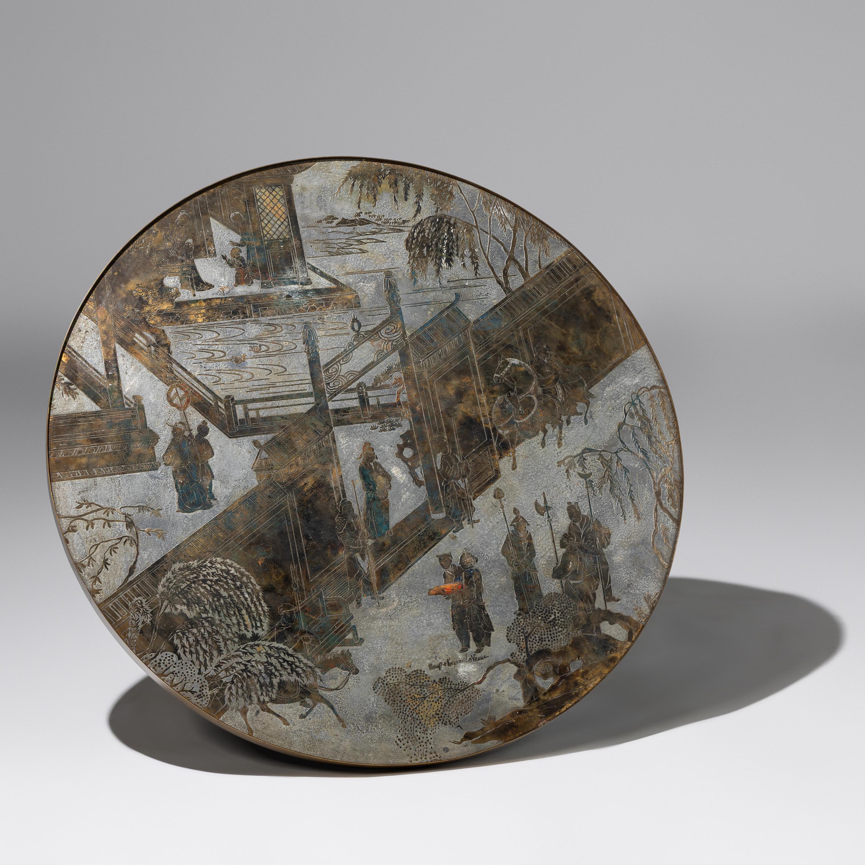 Philip and Kelvin Laverne (American, 1907–1987 | b. 1937–2025) — Chan coffee table, c. 1965