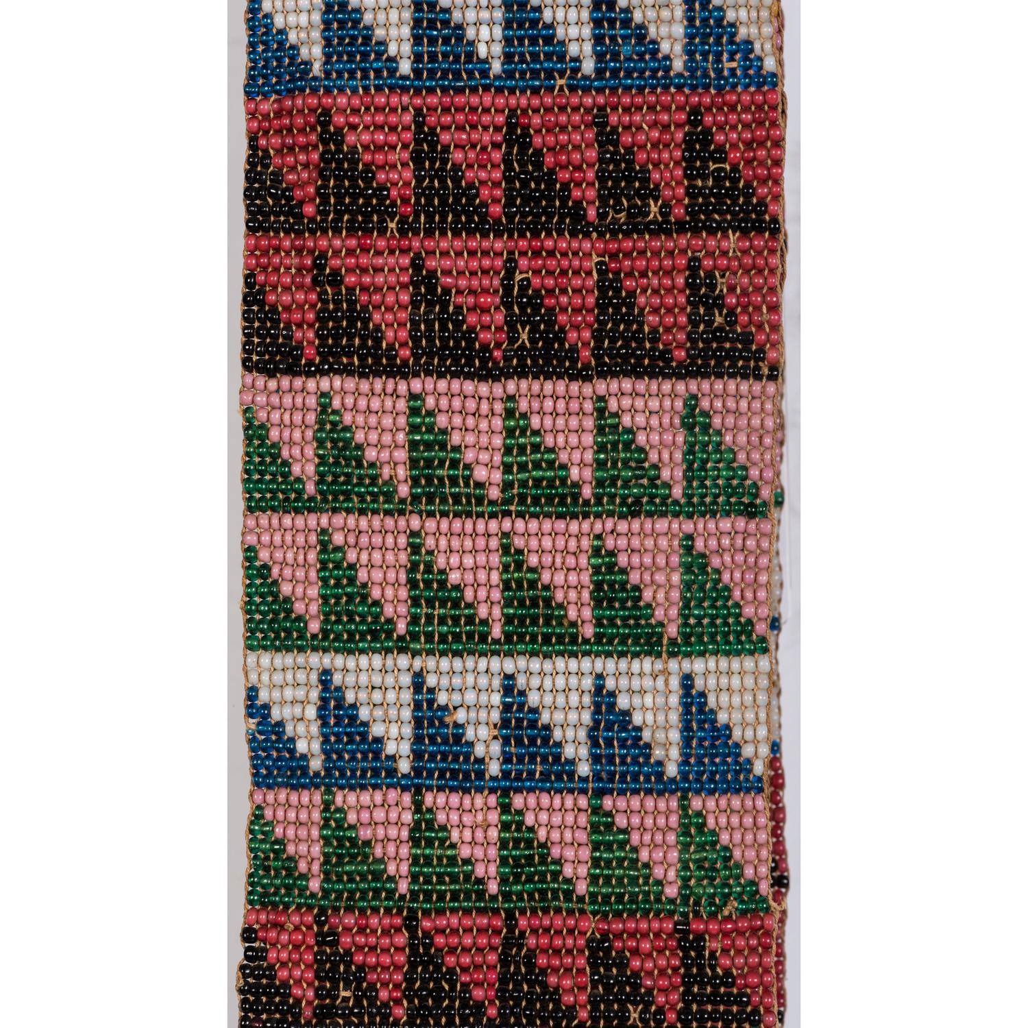 Pit River Loom Beaded Sash