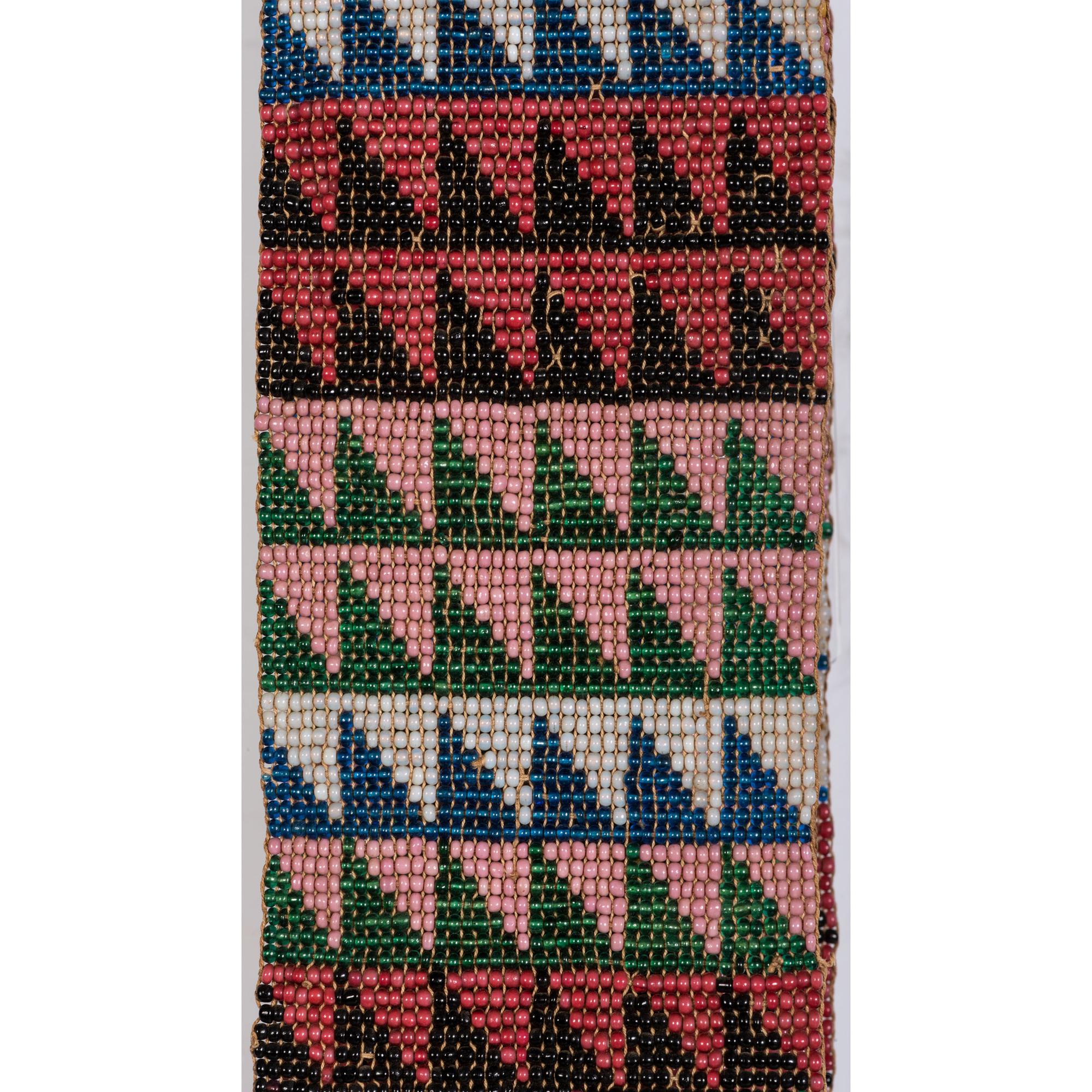 Pit River Loom Beaded Sash