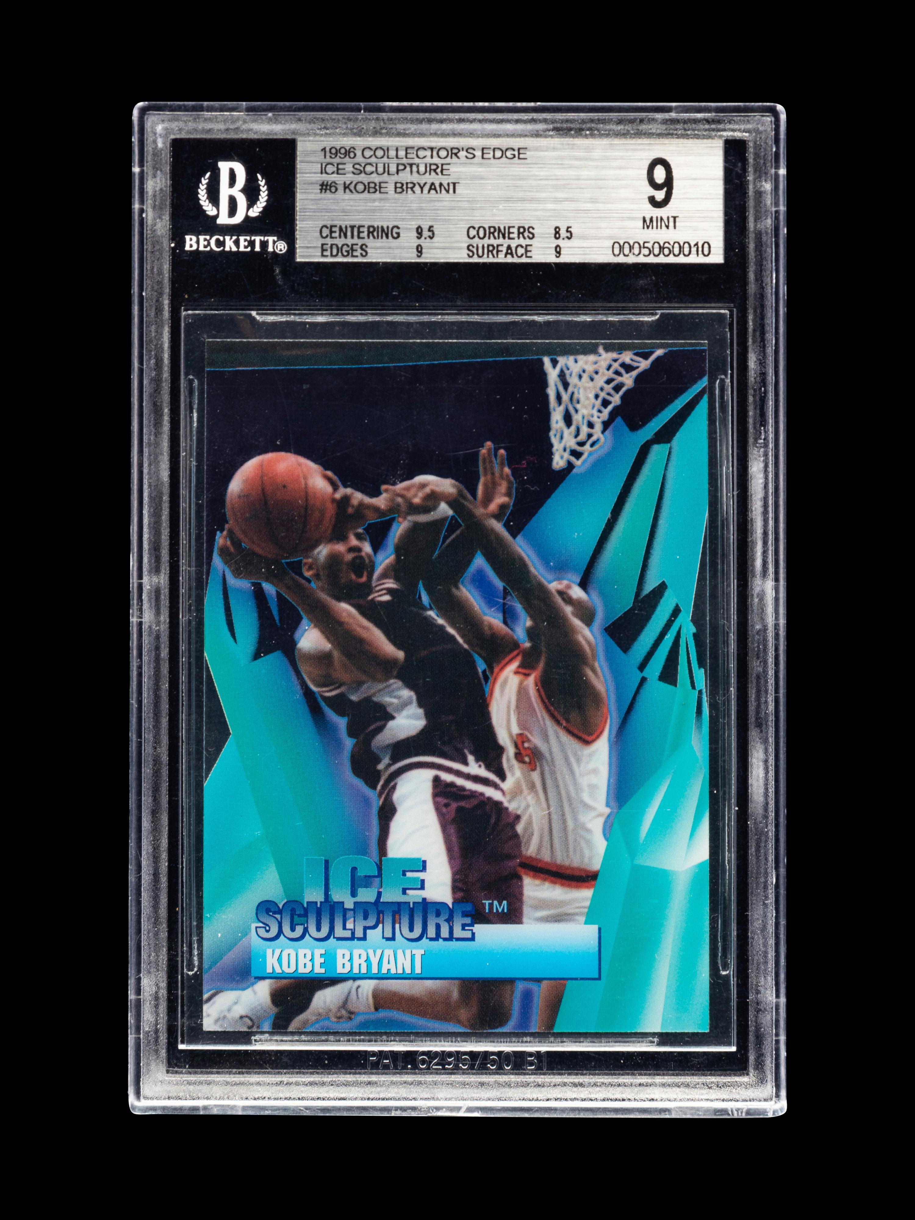 A 1996-97 Collector’s Edge Ice Sculpture Kobe Bryant Rookie Basketball Card No. 6 (BGS 9 MINT)