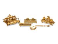 A Group of Continental Brass Desk Articles — LATE 19TH/20TH CENTURY